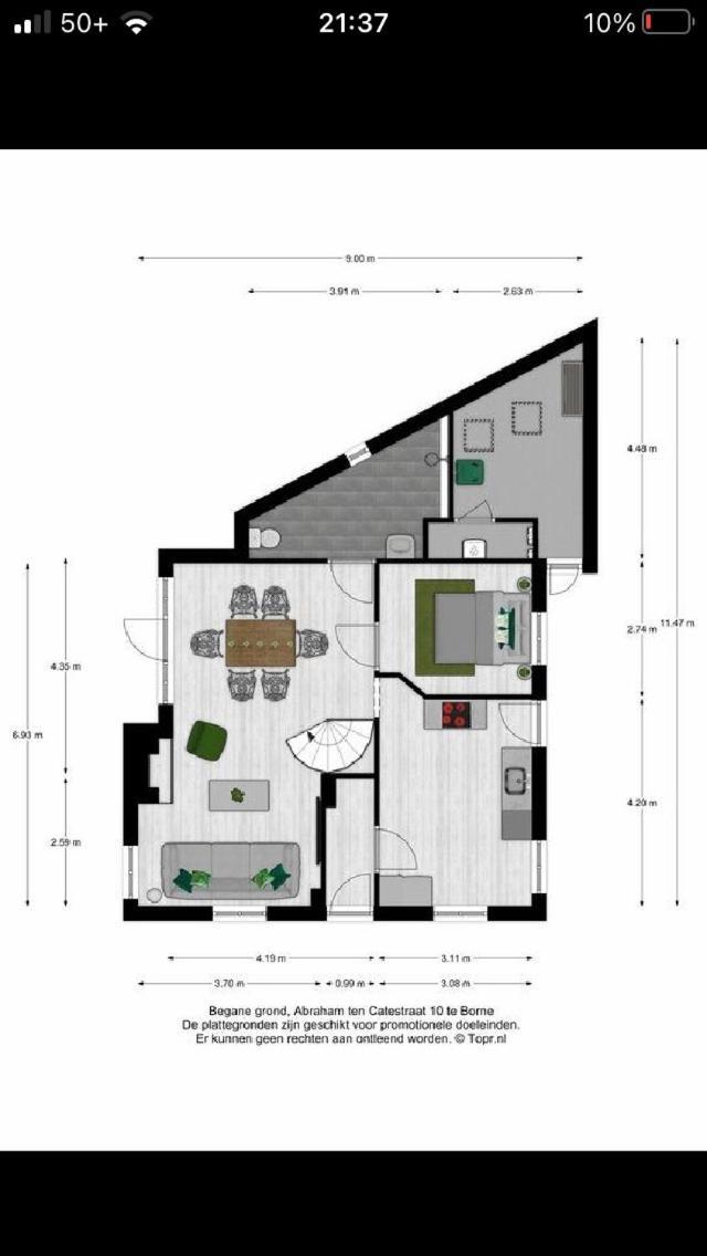 Logement Old Boorn Borne Kültér fotó